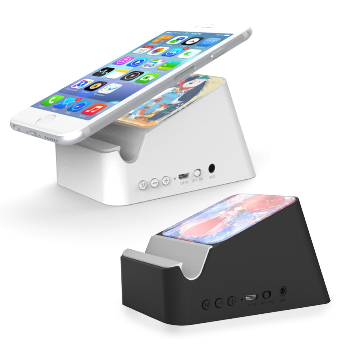 Portable Wireless Charging Pad with Speaker